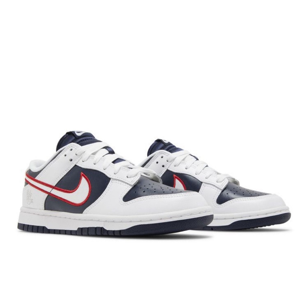 Nike Wmns Dunk Low PRM "Houston Comets Four Peat" DZ2780-100 (2023) Size 12W NEW